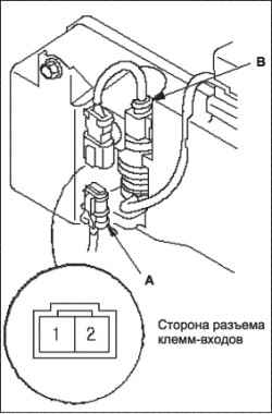 Тест входных сигналов стеклоочистителя и омывателя (MICU)