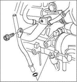 Снятие масляного поддона (L13A)