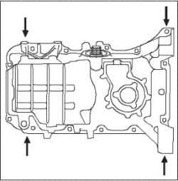 Установка масляного поддона (L13A)