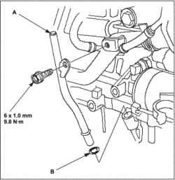 Установка масляного поддона (L13A)