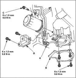 Установка масляного поддона (L13A)