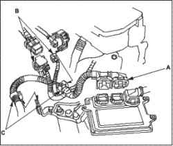 Снятие двигателя (L13A)