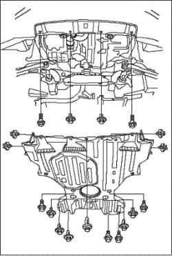 Установка двигателя (L13A)