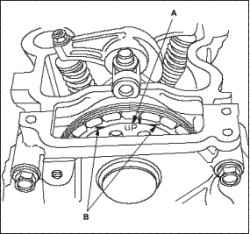 Снятие цепи привода (L13A)