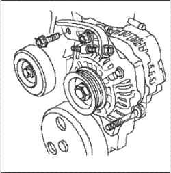 Снятие цепи привода (L13A)