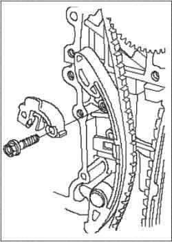 Снятие цепи привода (L13A)