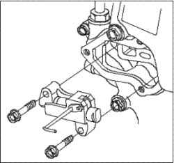 Снятие и установка автоматического натяжителя привода ГРМ (R18A)