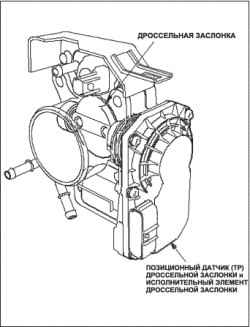 Система электронного управления дроссельной заслонкой