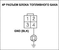 Поиск неисправностей в цепи топливного насоса (L13A)