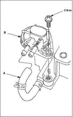 Снятие и установка трубы EGR (R18A)