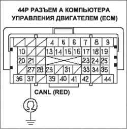 Поиск неисправностей в цепи DLC (разъем передачи данных) (L13A)