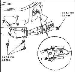 Замена троса переключения передач МКП (L13A)